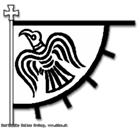 Ravnefanen Danernes symbol fra vikingetiden